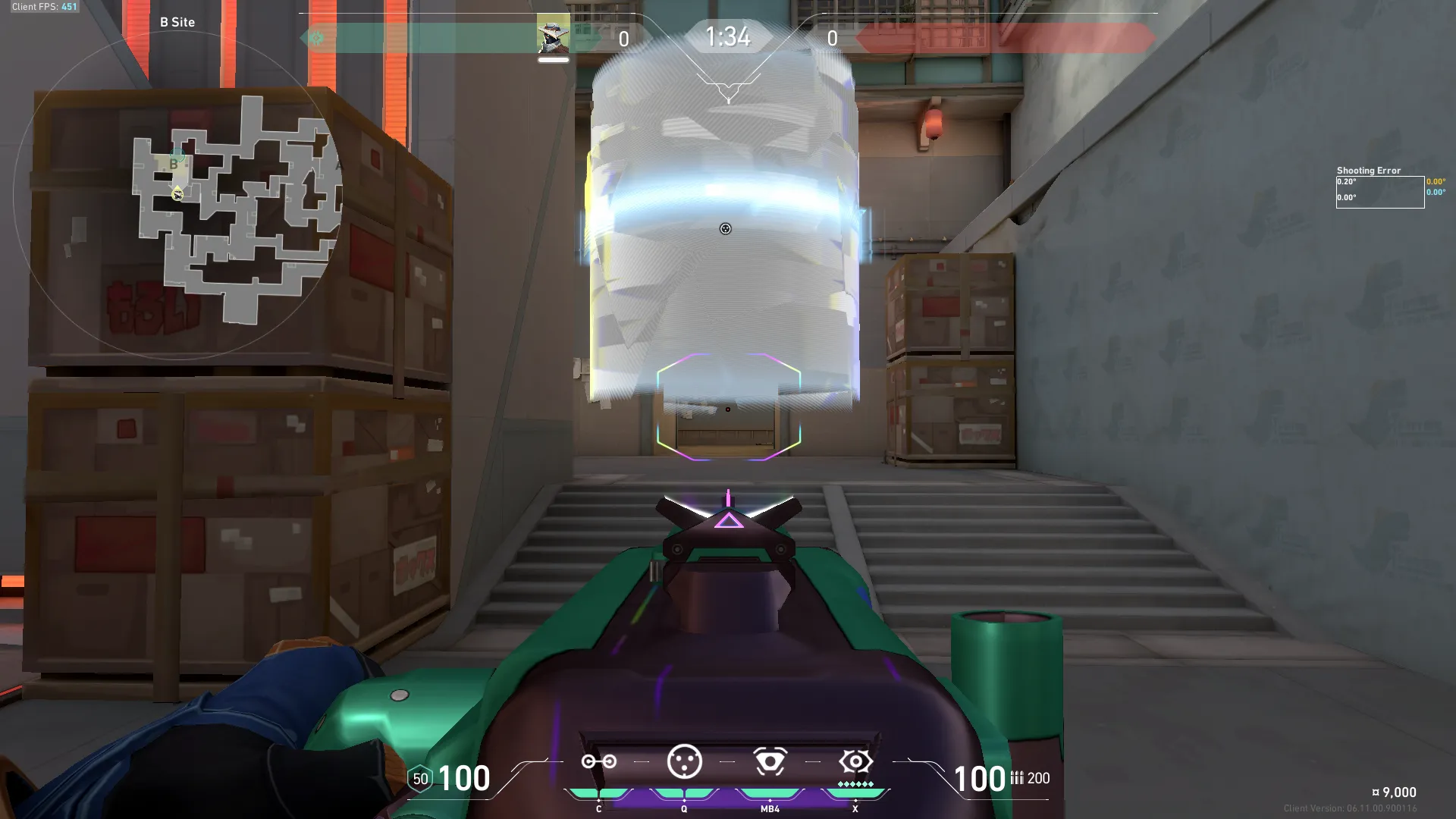 Cypher Cyber Cage on Split Defense Site B — step 3 of 3: Result