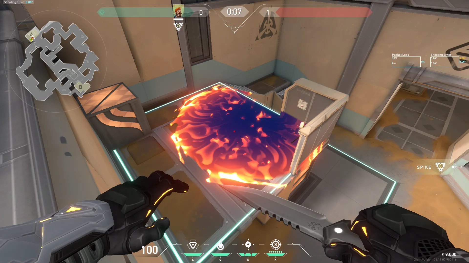 Brimstone Incendiary on Fracture Attack Site A — step 3 of 3: Result