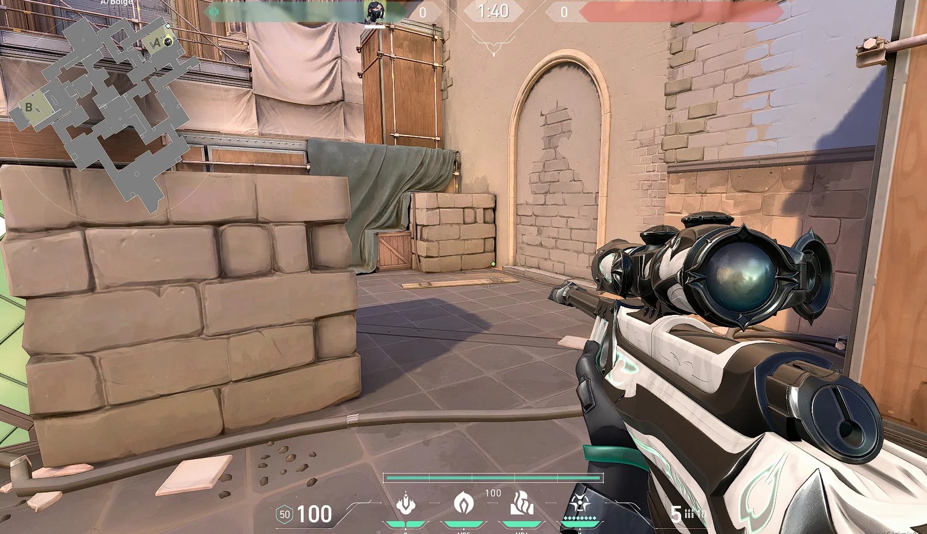 Viper Poison Cloud on Ascent Defense Site A — step 1 of 3: Position — where to stand