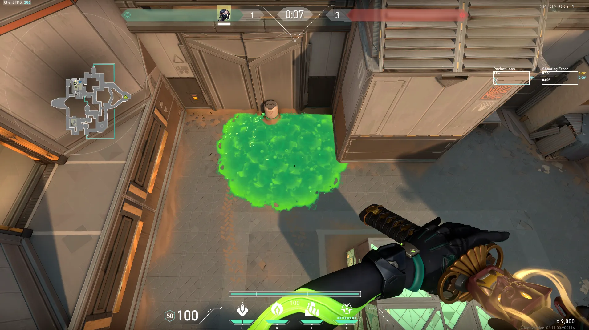 Viper Snake Bite on Bind Attack Site A — step 3 of 3: Result