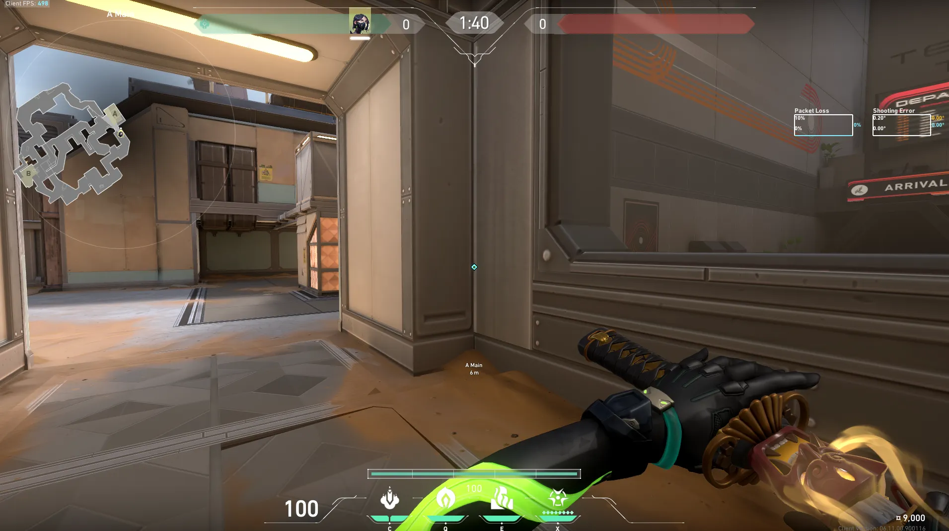 Viper Poison Cloud on Fracture Attack Site A — step 1 of 4: Position — where to stand