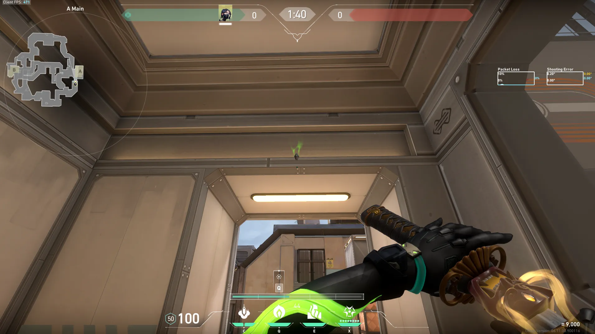 Viper Poison Cloud on Fracture Attack Site A — step 3 of 4: Aim — line up the shot
