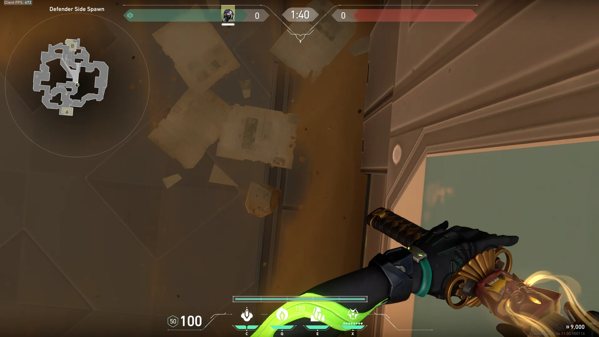 Viper Snake Bite on Fracture Defense Site B — step 2 of 5: Aim — line up the shot
