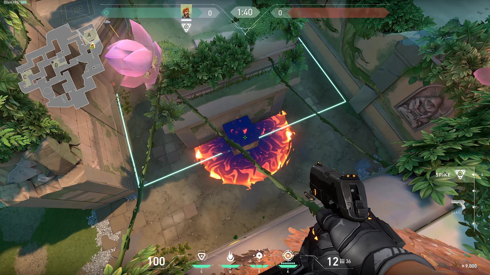 Brimstone Incendiary on Lotus Attack Site A — step 3 of 3: Result