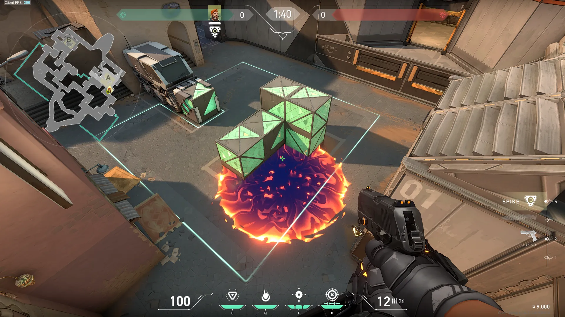 Brimstone Incendiary on Bind Attack Site A — step 3 of 3: Result