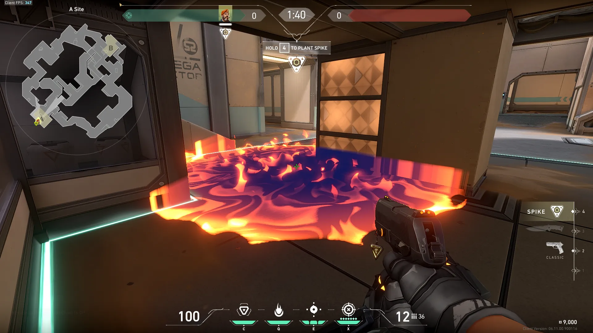 Brimstone Incendiary on Fracture Attack Site A — step 3 of 3: Result