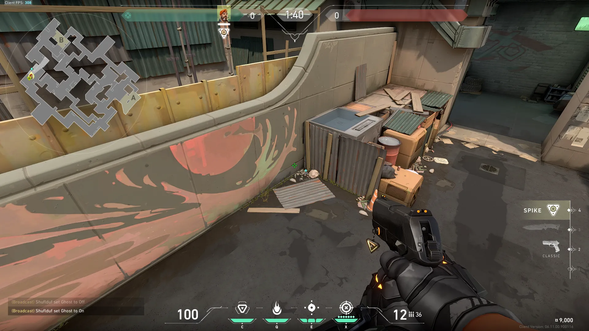 Brimstone Incendiary on Split Attack Site B — step 1 of 3: Position — where to stand
