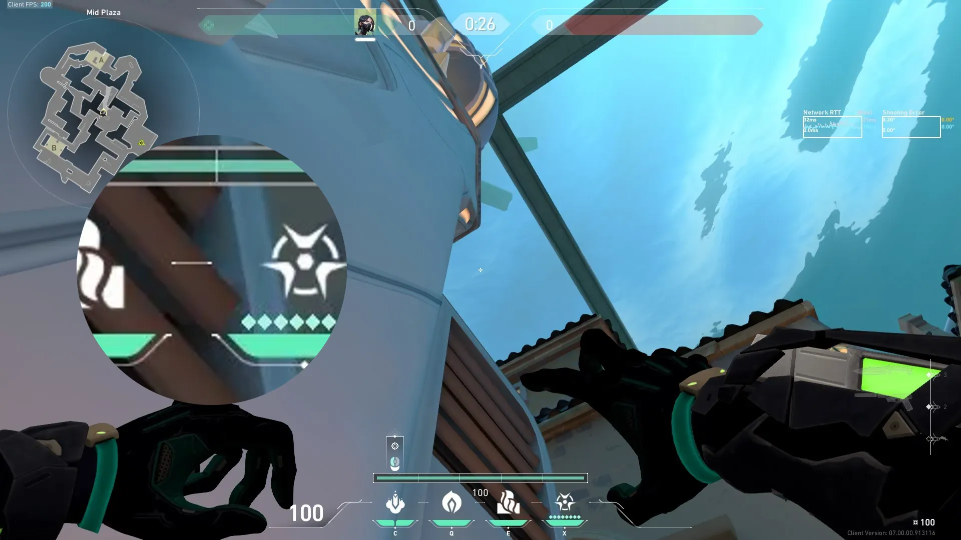 Viper Snake Bite on Pearl Attack Site A — step 2 of 3: Aim — line up the shot
