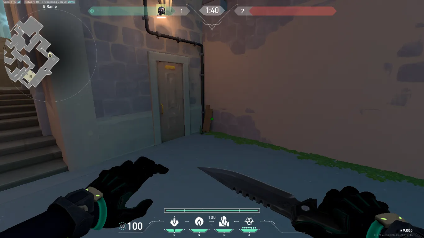 Viper Snake Bite on Pearl Attack Site B — step 1 of 4: Position — where to stand