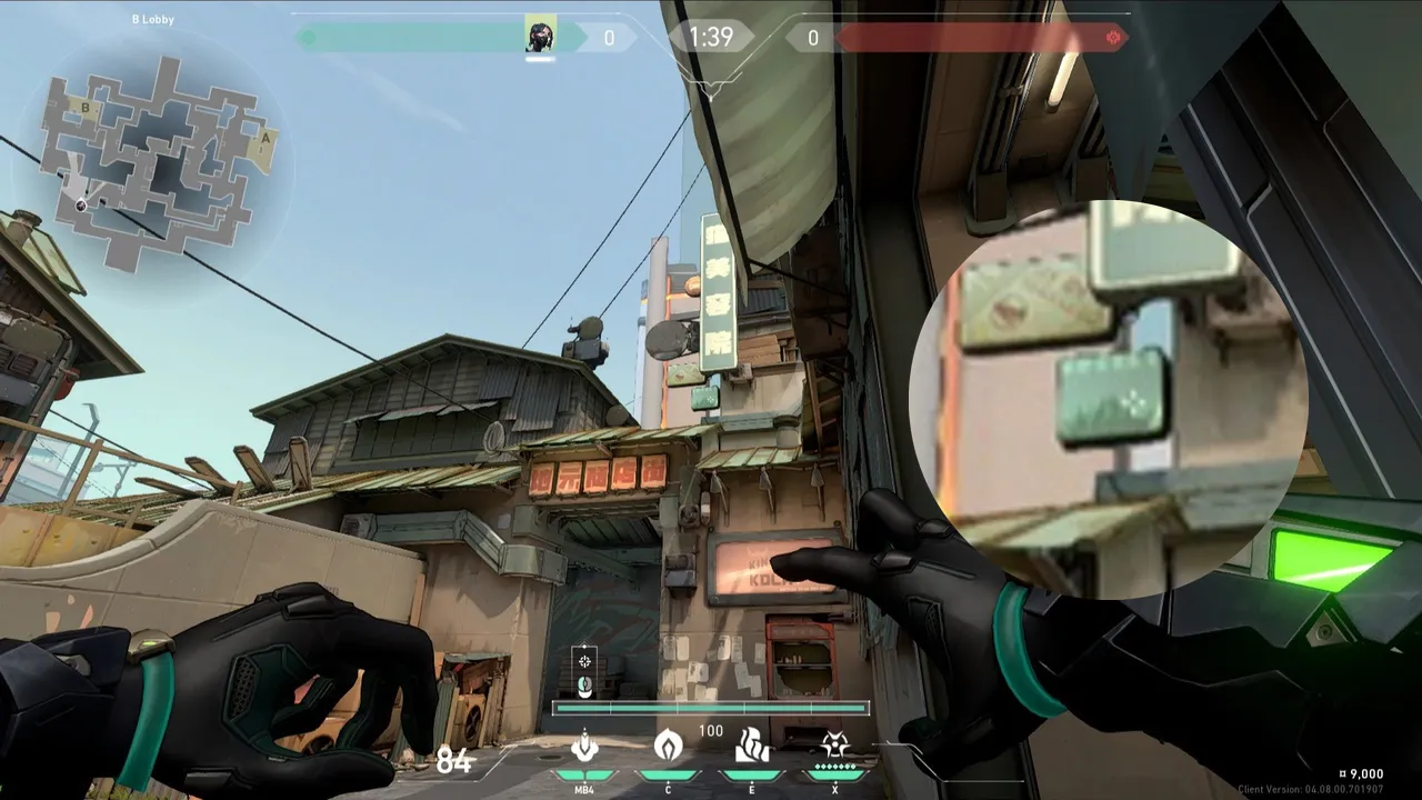 Viper Snake Bite on Split Attack Site B — step 2 of 3: Aim — line up the shot