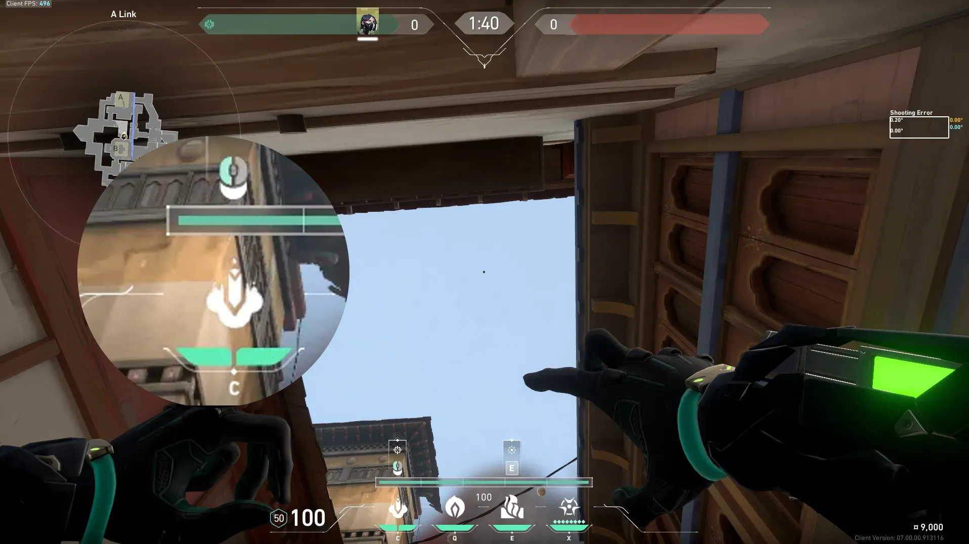 Viper Snake Bite on Haven Defense Site A — step 2 of 3: Aim — line up the shot