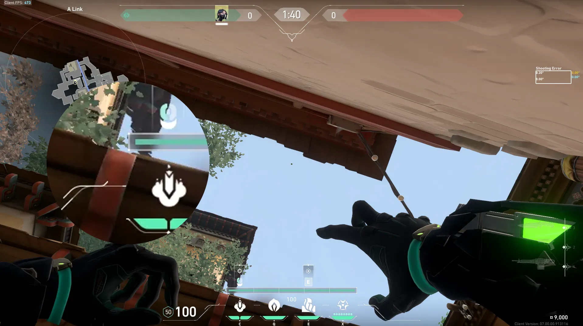 Viper Snake Bite on Haven Defense Site A — step 2 of 3: Aim — line up the shot