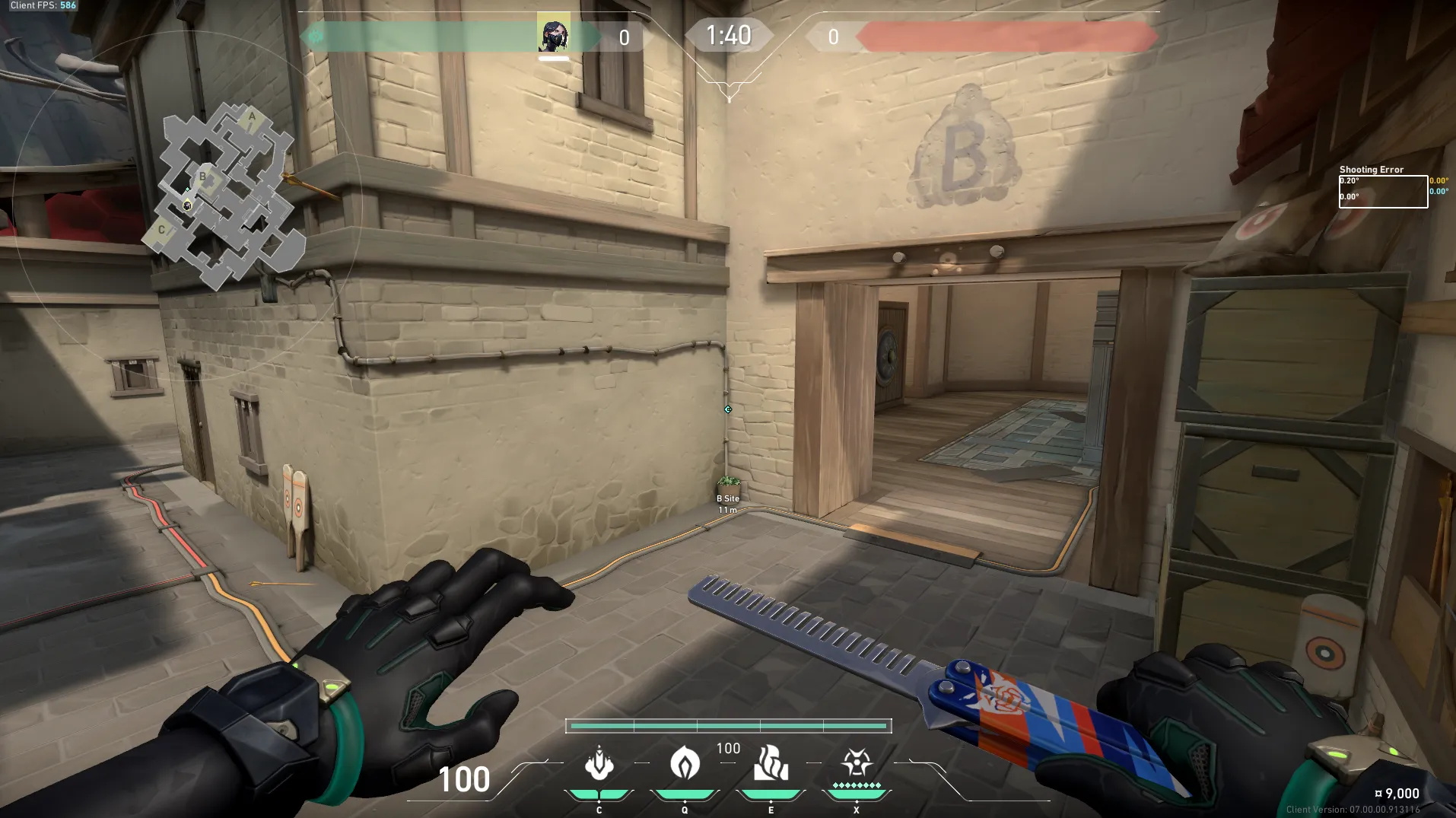 Viper Snake Bite on Haven Defense Site C — step 1 of 3: Position — where to stand