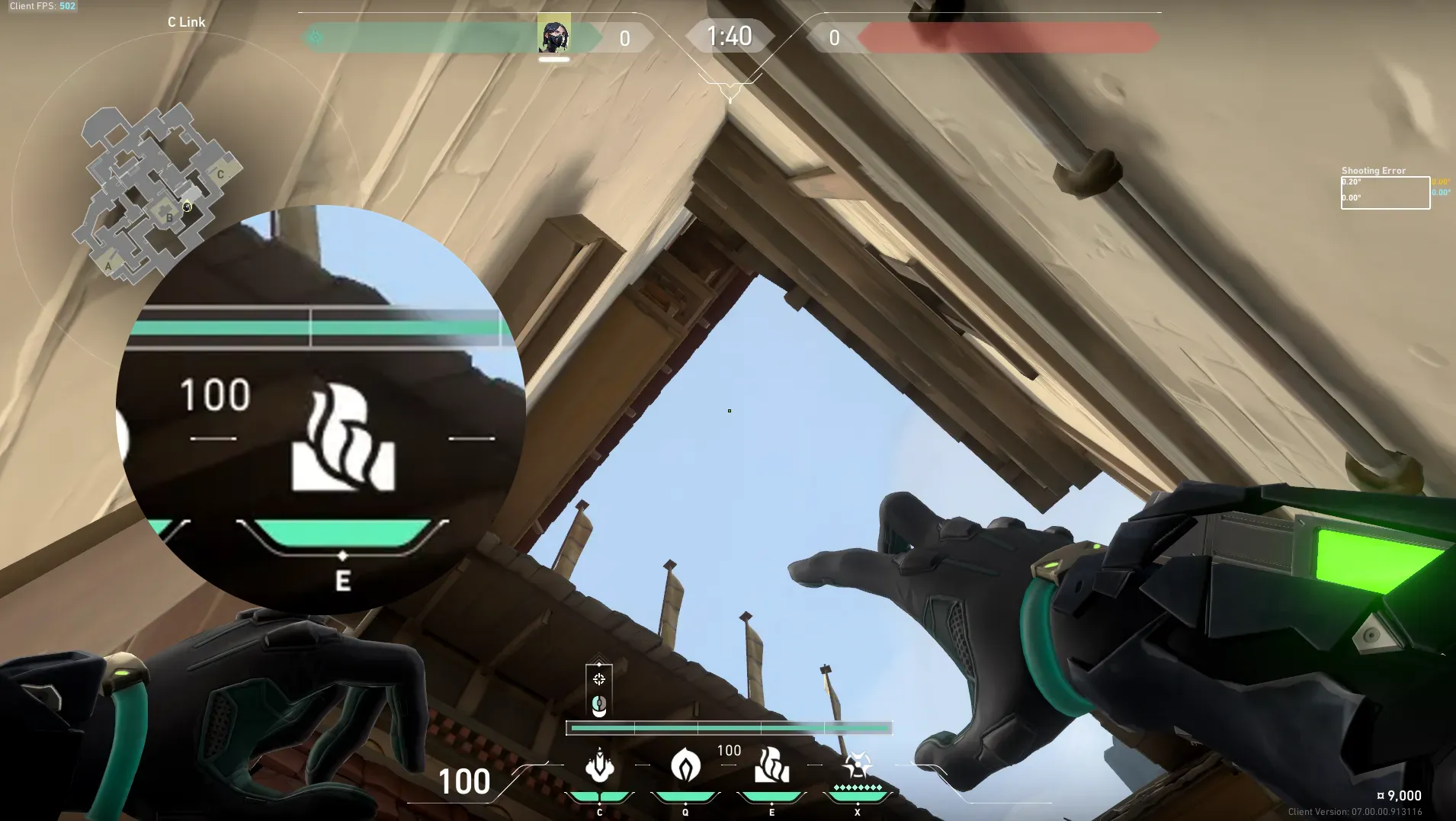 Viper Snake Bite on Haven Defense Site C — step 2 of 3: Aim — line up the shot