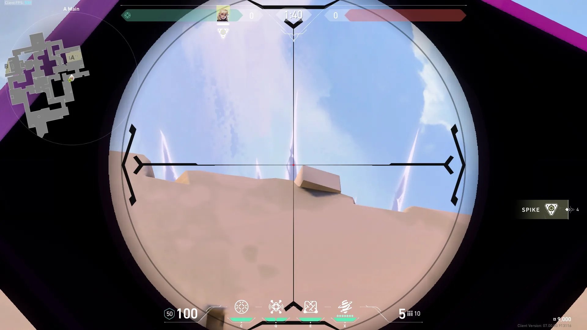 Deadlock GravNet on Ascent Attack Site A — step 2 of 3: Aim — line up the shot