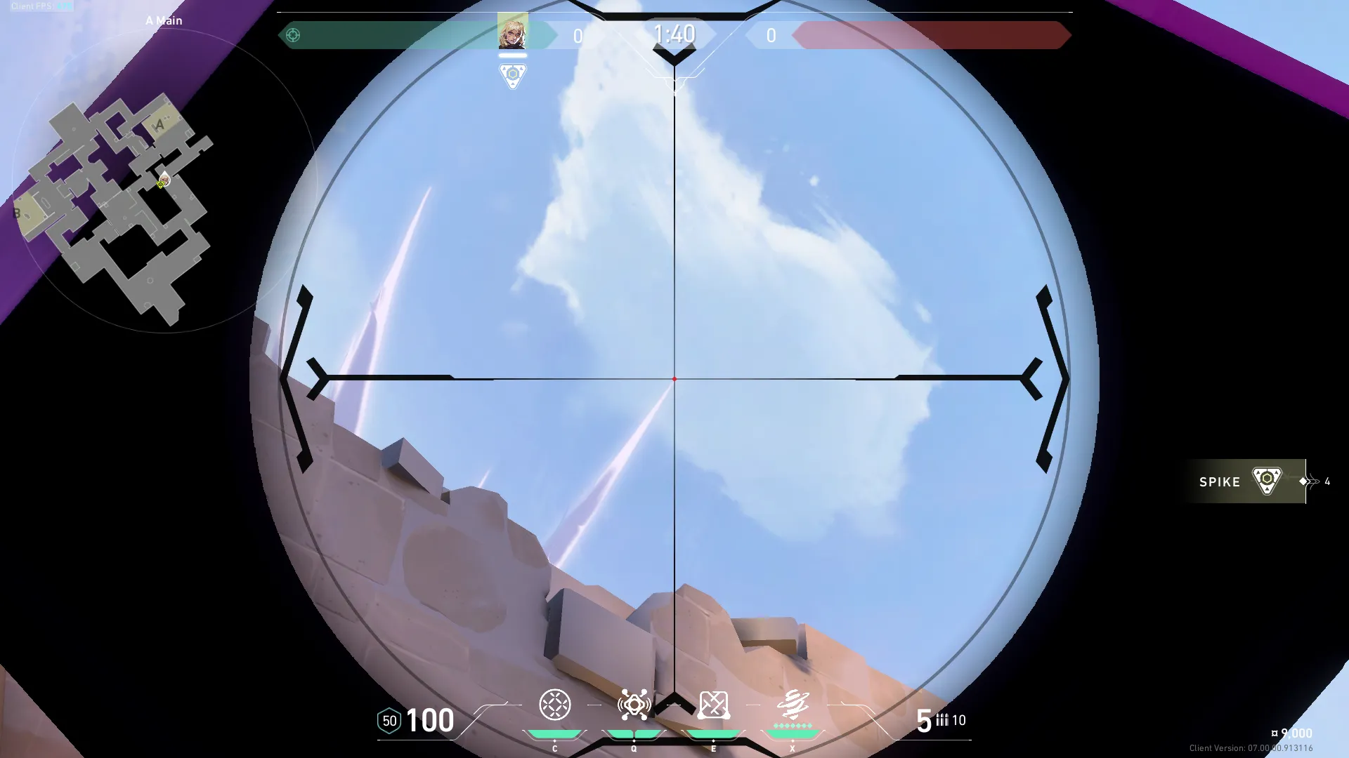 Deadlock GravNet on Ascent Attack Site A — step 2 of 3: Aim — line up the shot