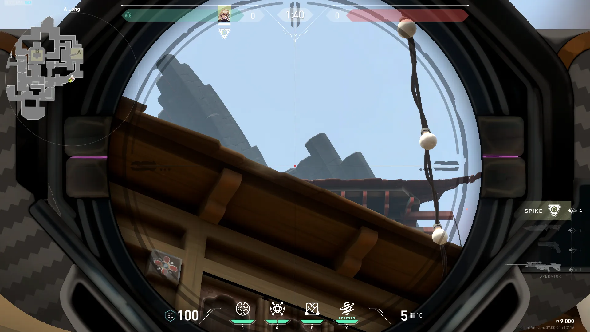 Deadlock GravNet on Haven Attack Site A — step 2 of 3: Aim — line up the shot