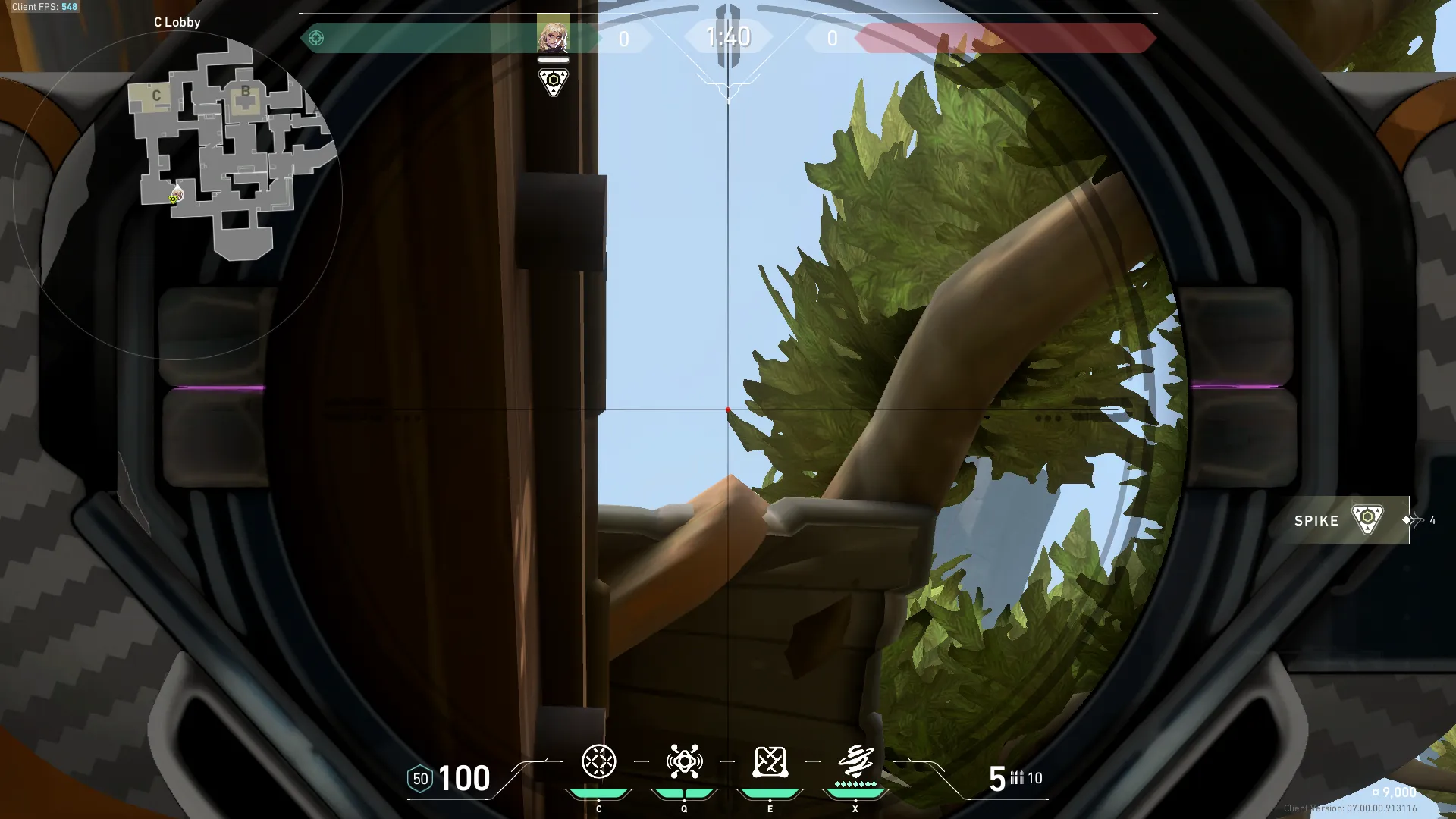 Deadlock GravNet on Haven Attack Site C — step 2 of 3: Aim — line up the shot