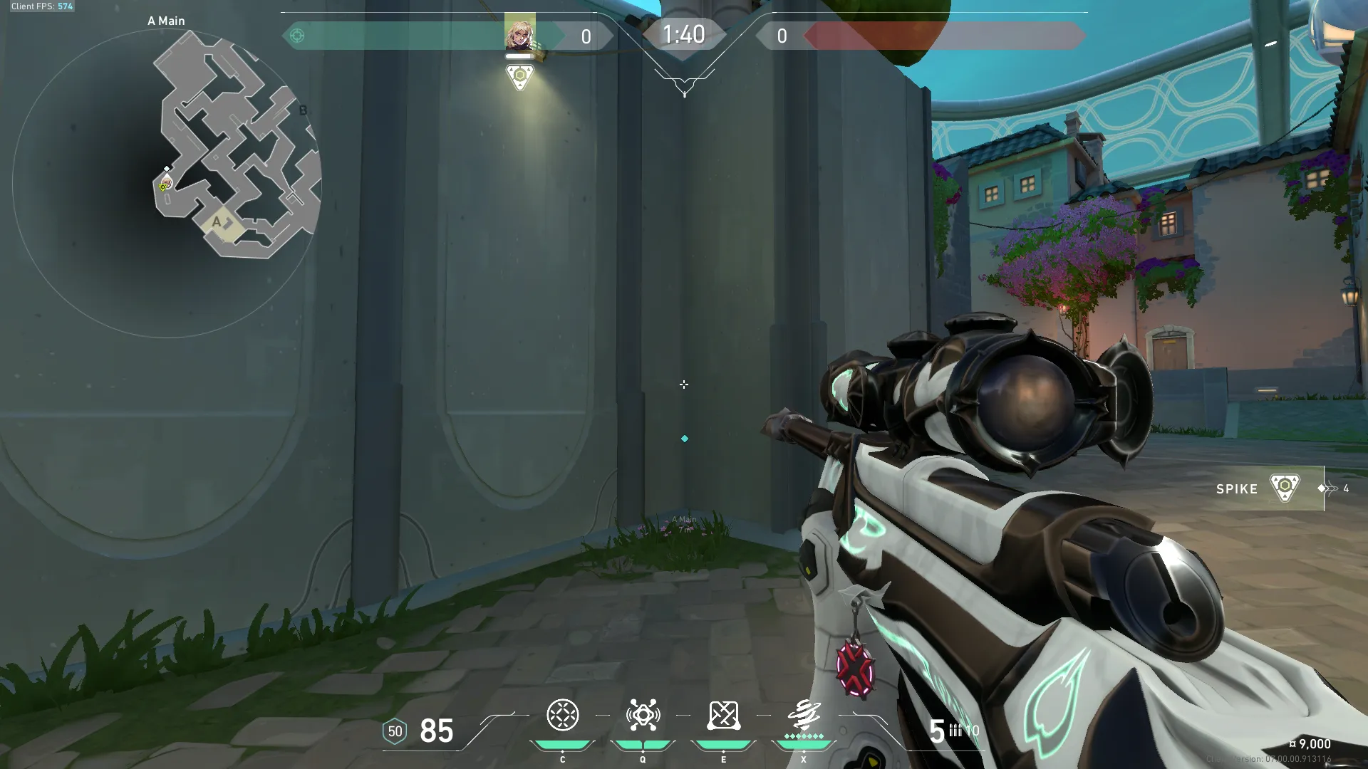 Deadlock GravNet on Pearl Attack Site A — step 1 of 3: Position — where to stand