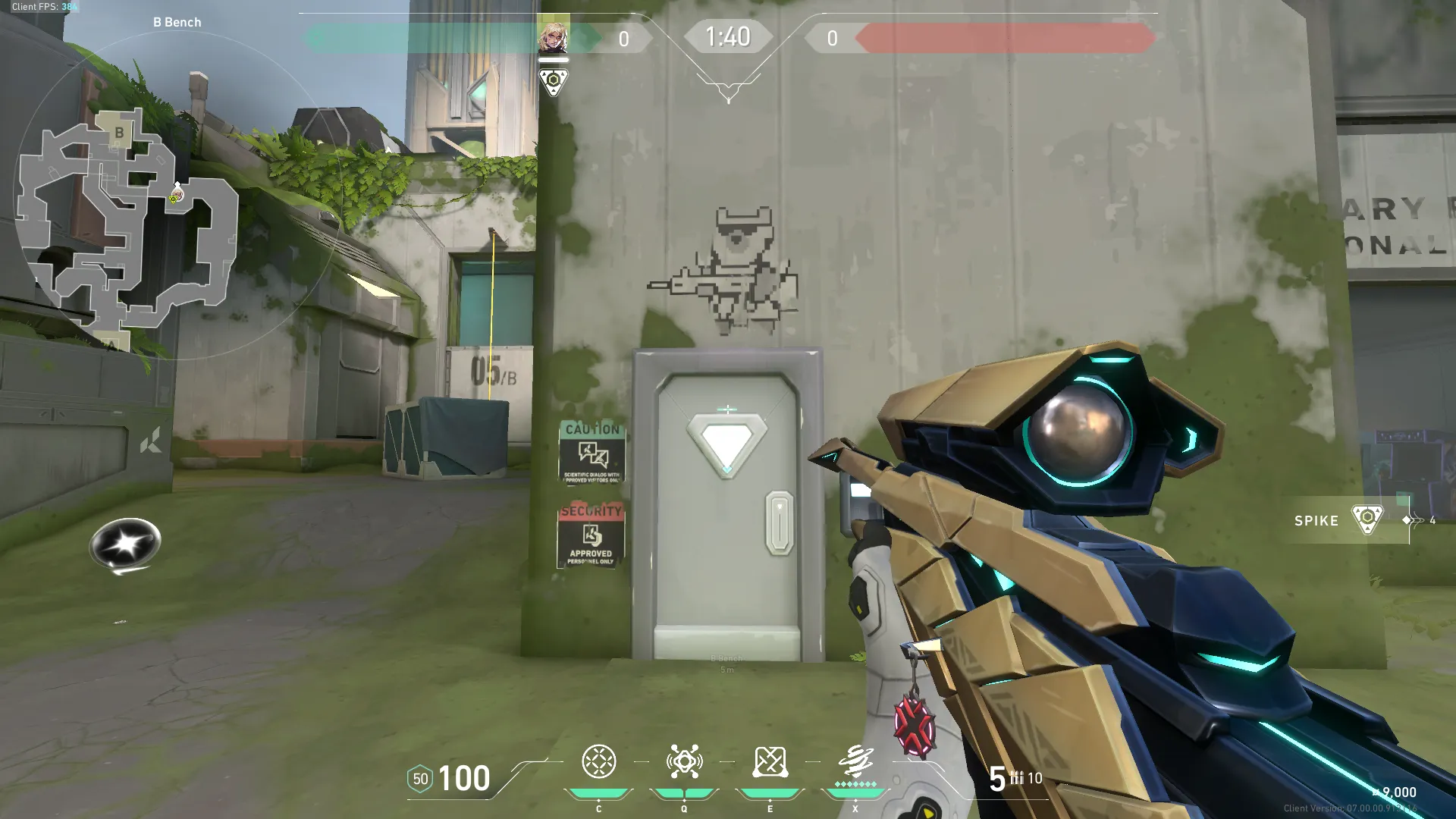 Deadlock GravNet on Fracture Attack Site B — step 1 of 3: Position — where to stand