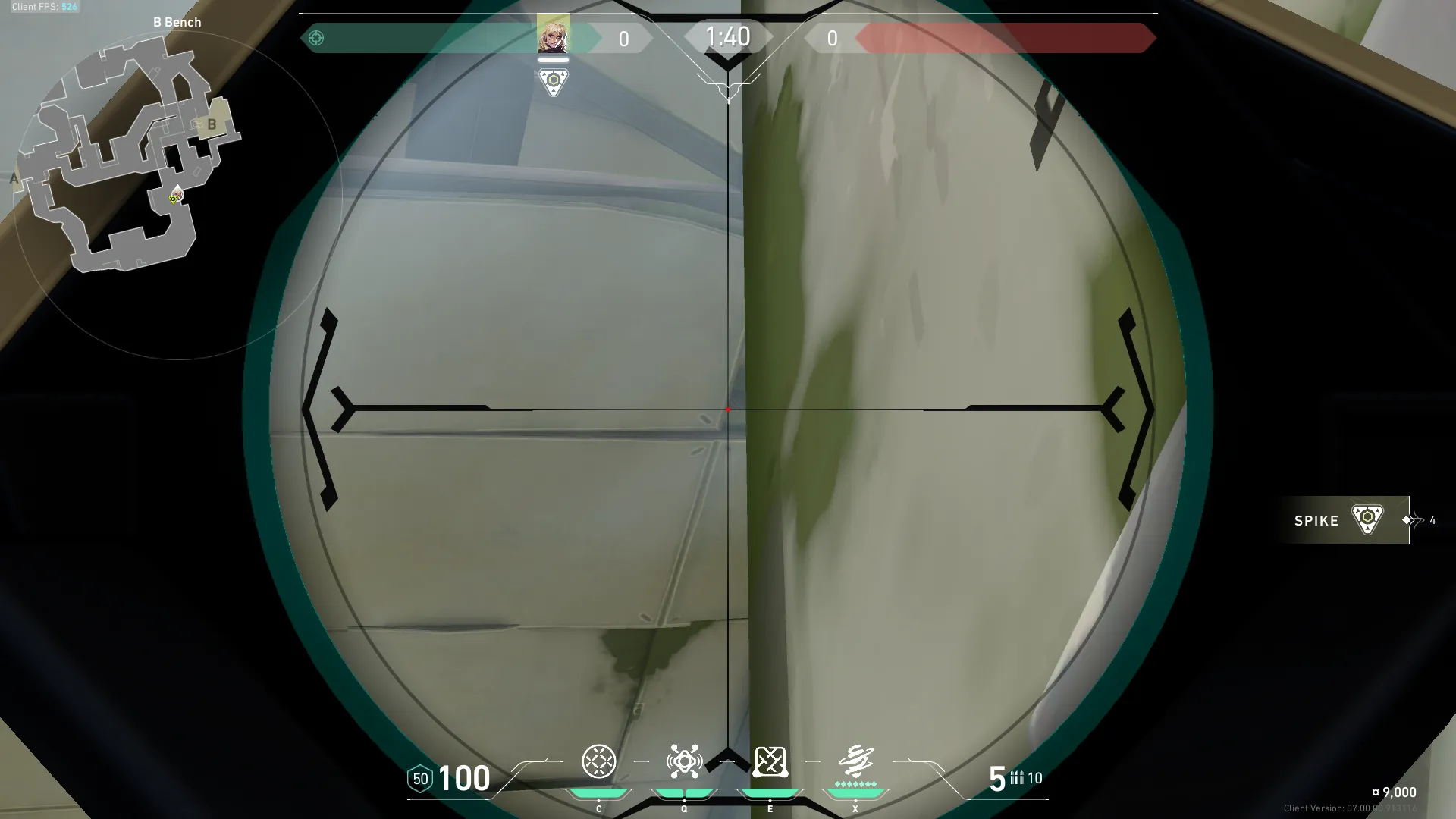 Deadlock GravNet on Fracture Attack Site B — step 2 of 3: Aim — line up the shot