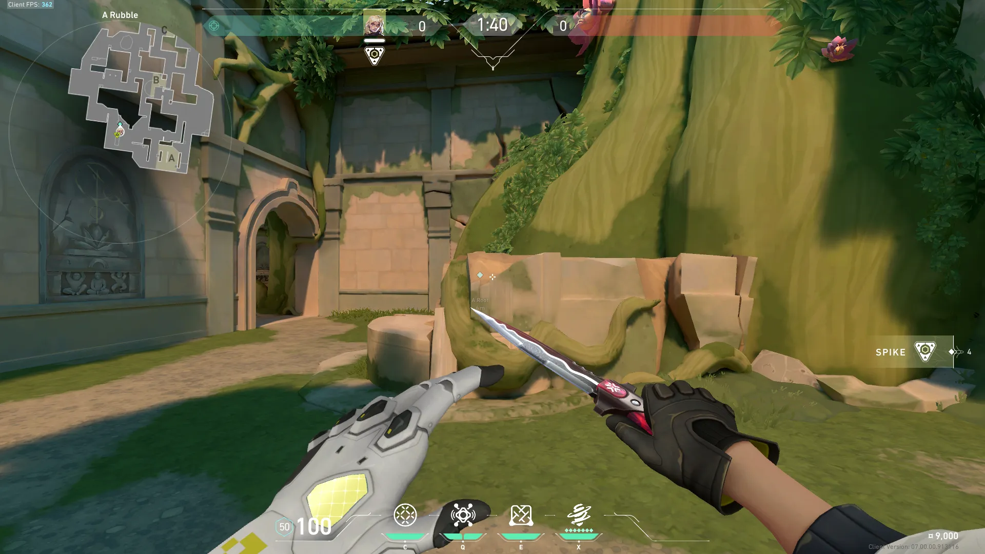 Deadlock GravNet on Lotus Attack Site B — step 1 of 3: Position — where to stand