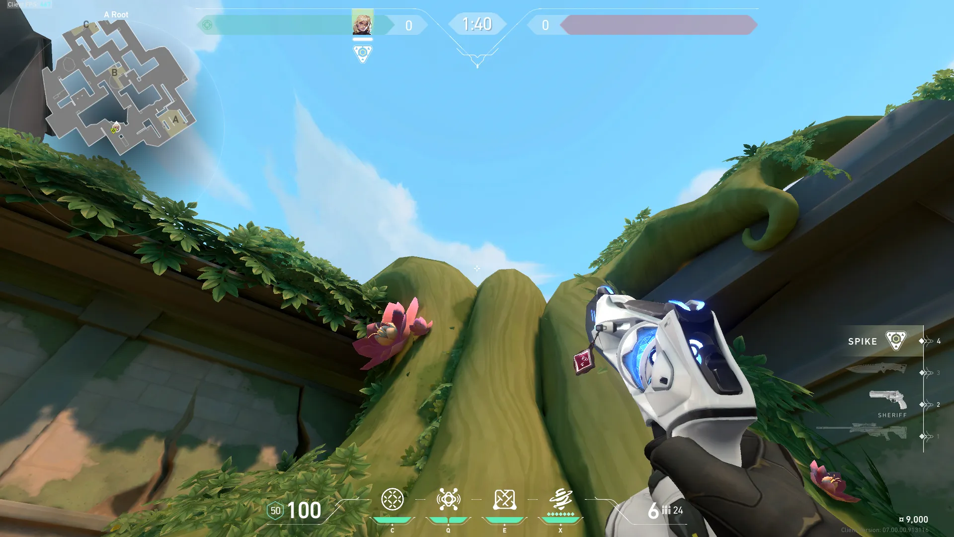 Deadlock GravNet on Lotus Attack Site B — step 2 of 3: Aim — line up the shot