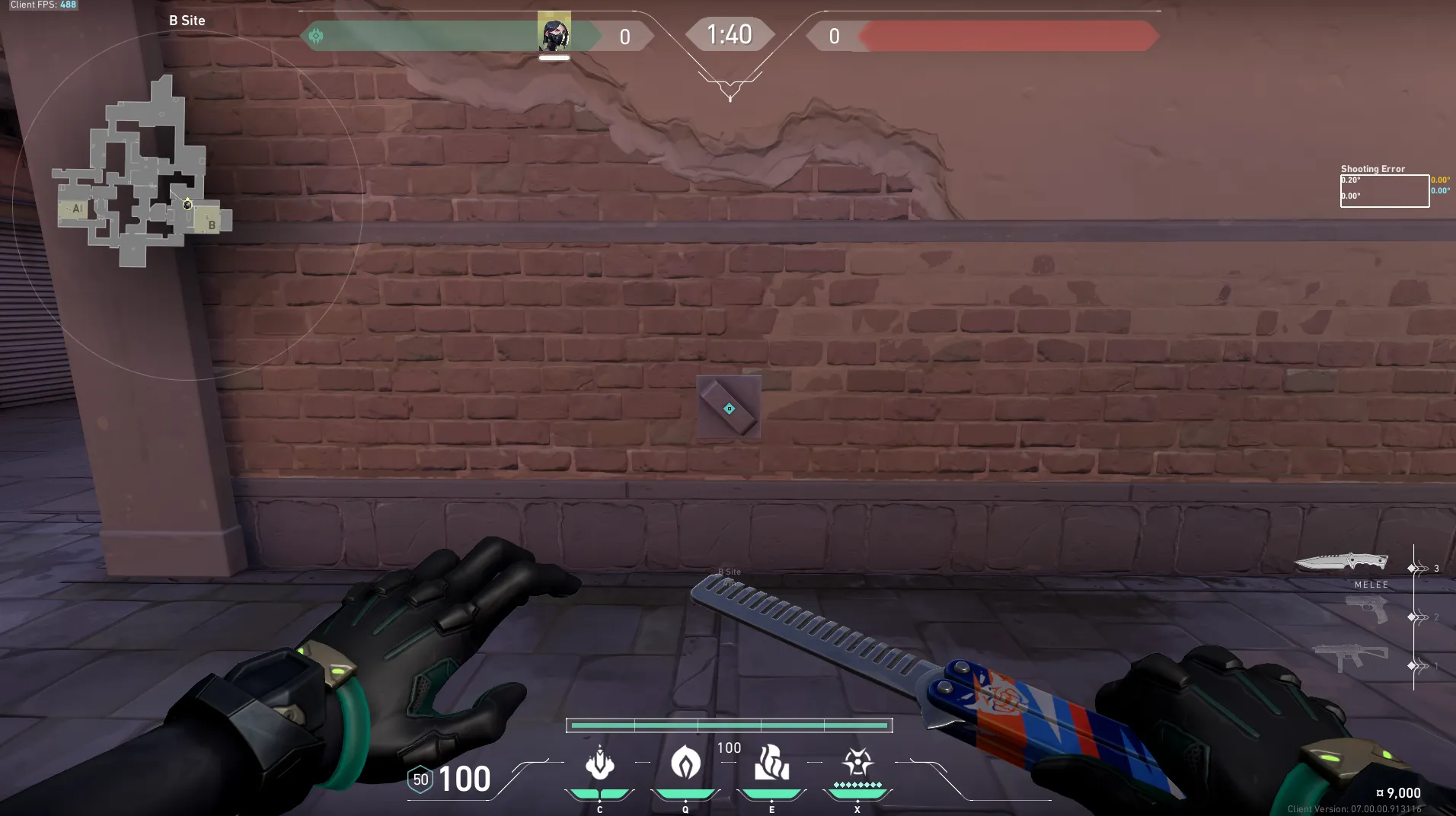 Viper Poison Cloud on Ascent Defense Site A — step 1 of 7: Position — where to stand