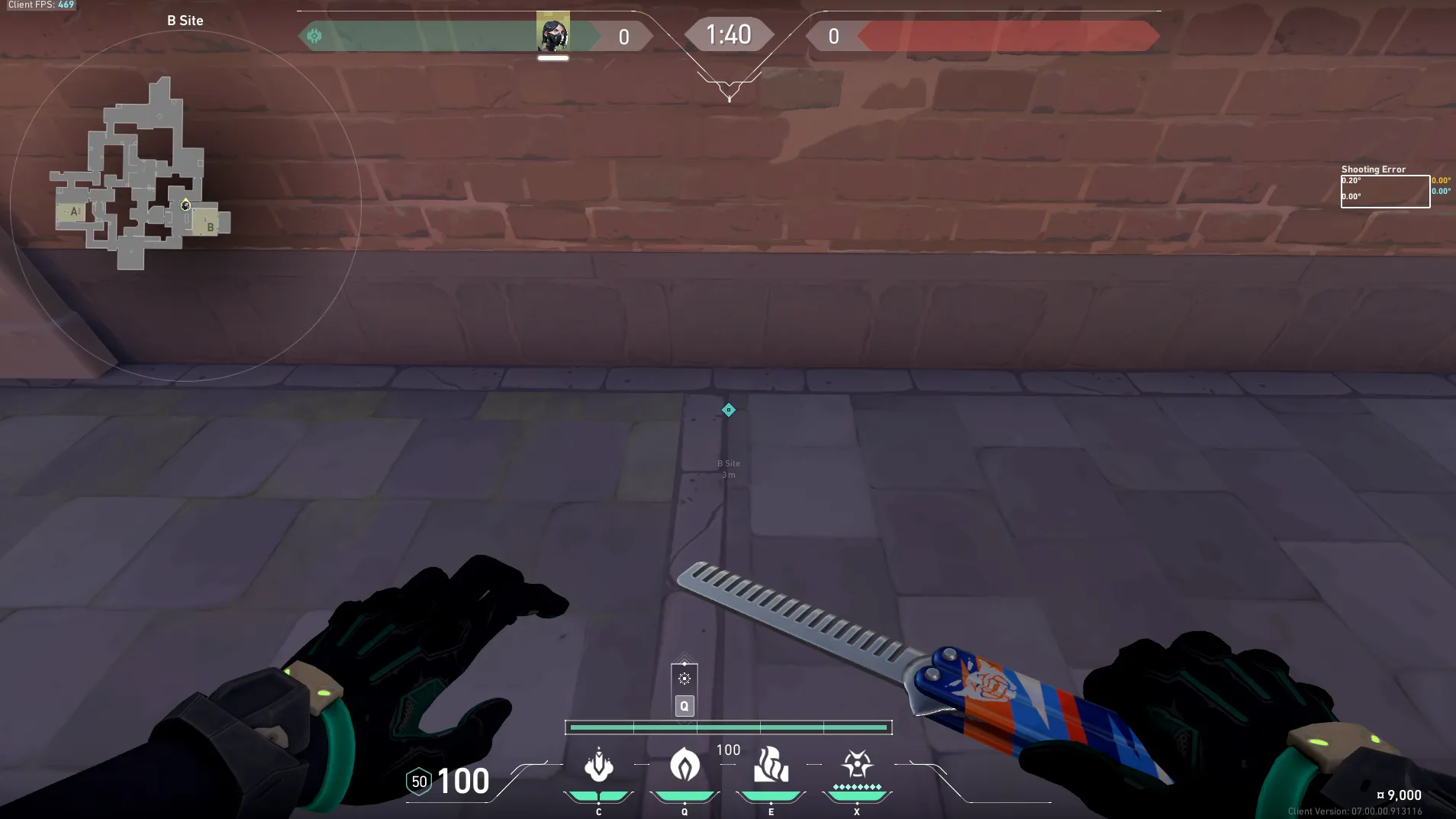 Viper Poison Cloud on Ascent Defense Site A — step 2 of 7: Aim — line up the shot