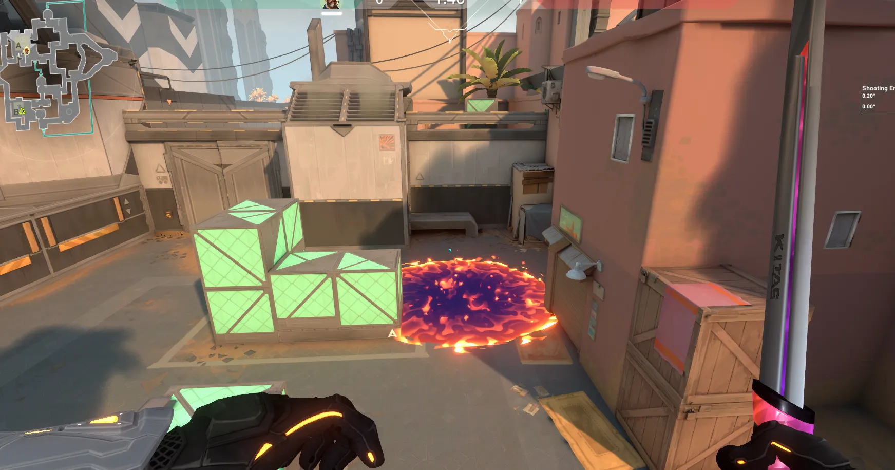 Brimstone Incendiary on Bind Defense Site A — step 3 of 3: Result