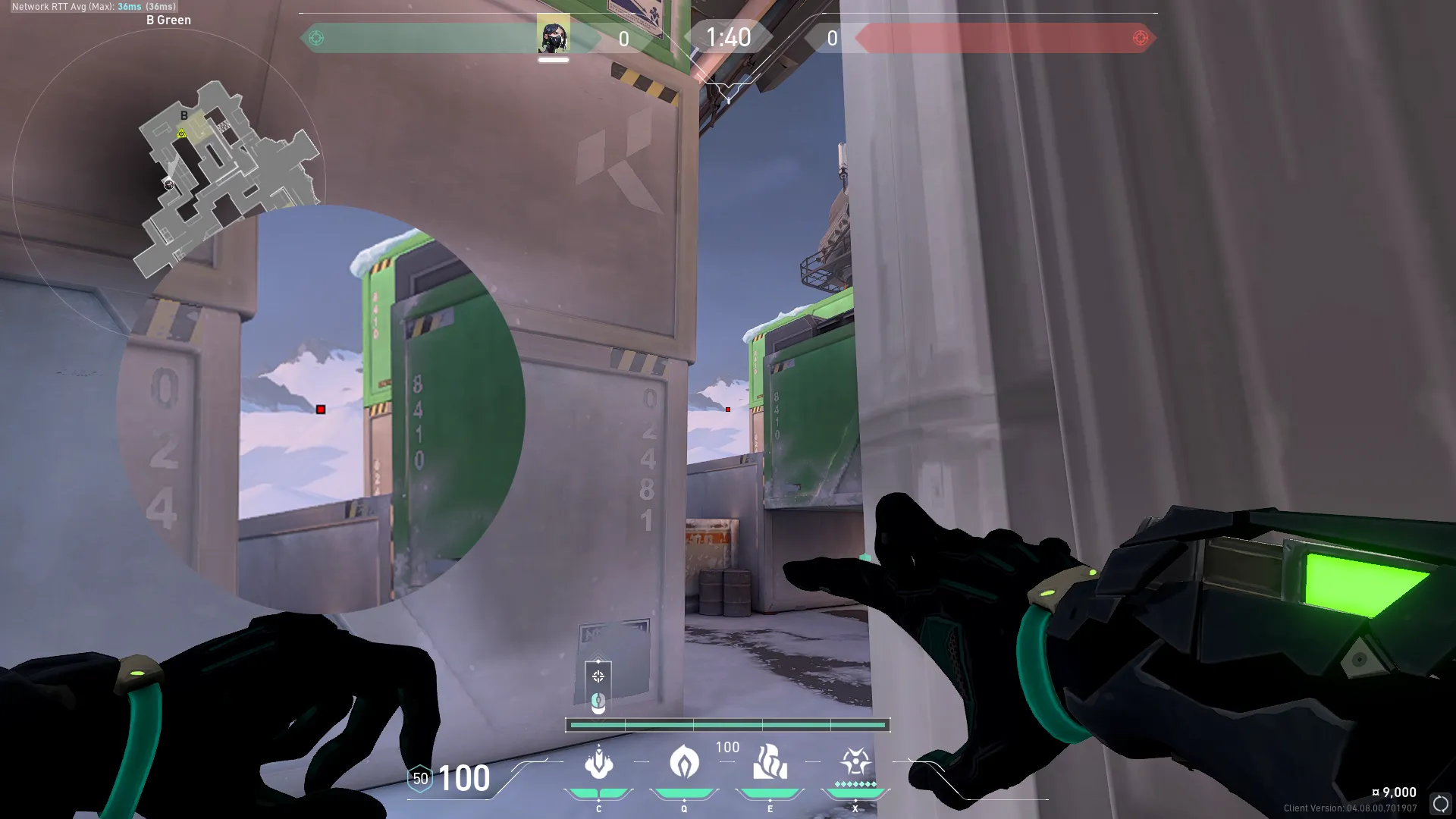 Viper Snake Bite on Icebox Attack Site B — step 2 of 3: Aim — line up the shot