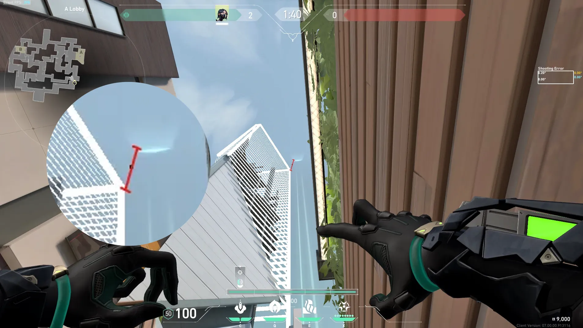Viper Snake Bite on Split Attack Site A — step 3 of 4: Aim — line up the shot
