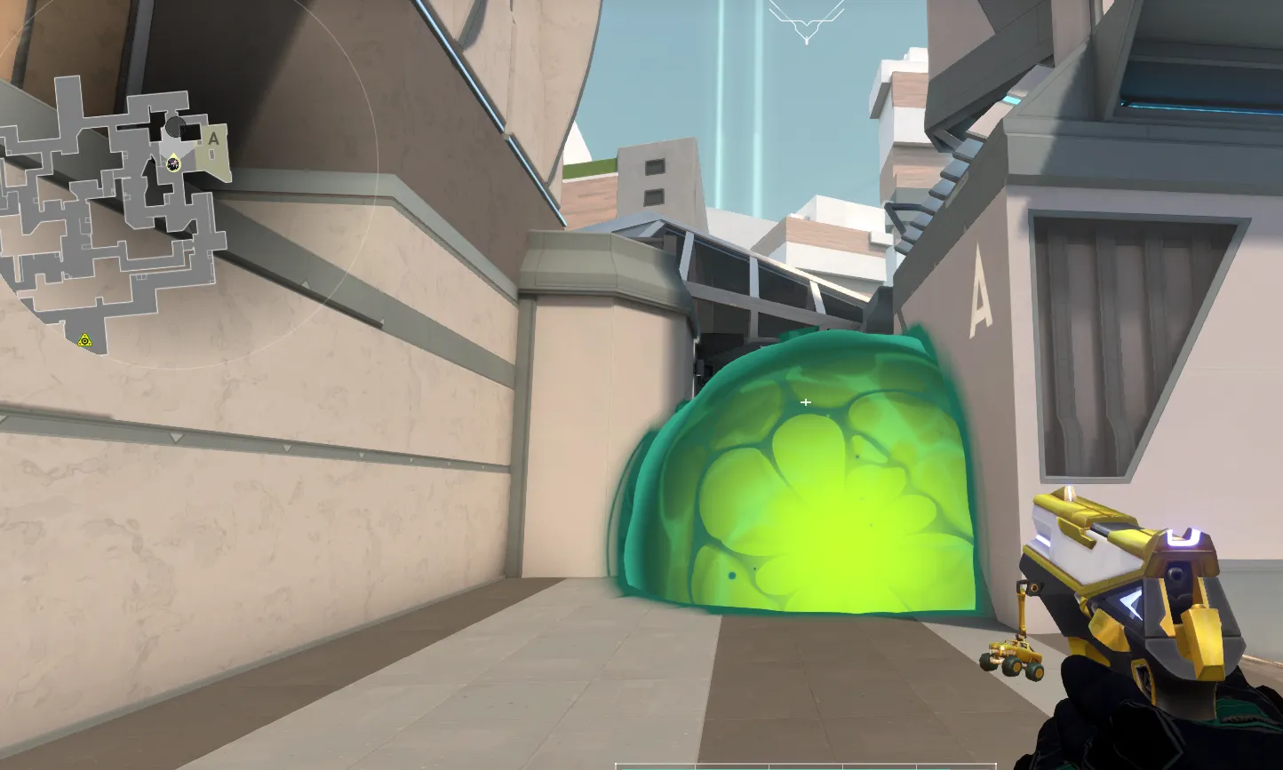 Viper Poison Cloud on Split Attack Site A — step 3 of 3: Result