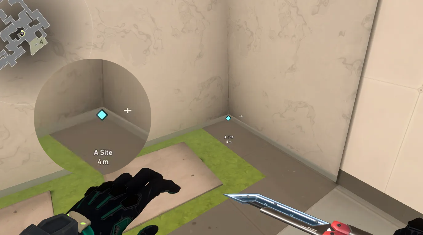 Viper Poison Cloud on Split Defense Site A — step 1 of 3: Position — where to stand