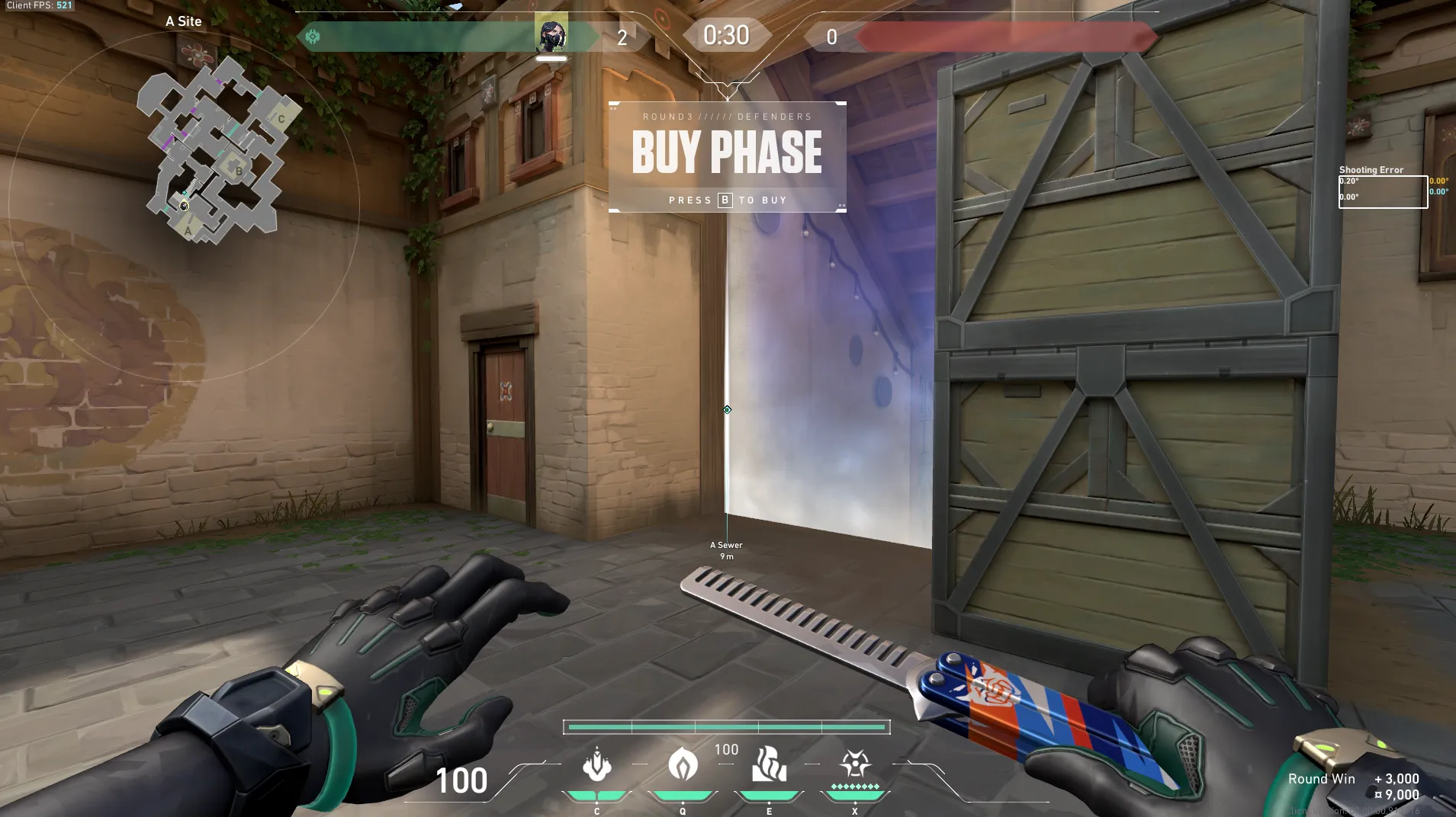 Viper Poison Cloud on Haven Attack Site A — step 1 of 4: Position — where to stand