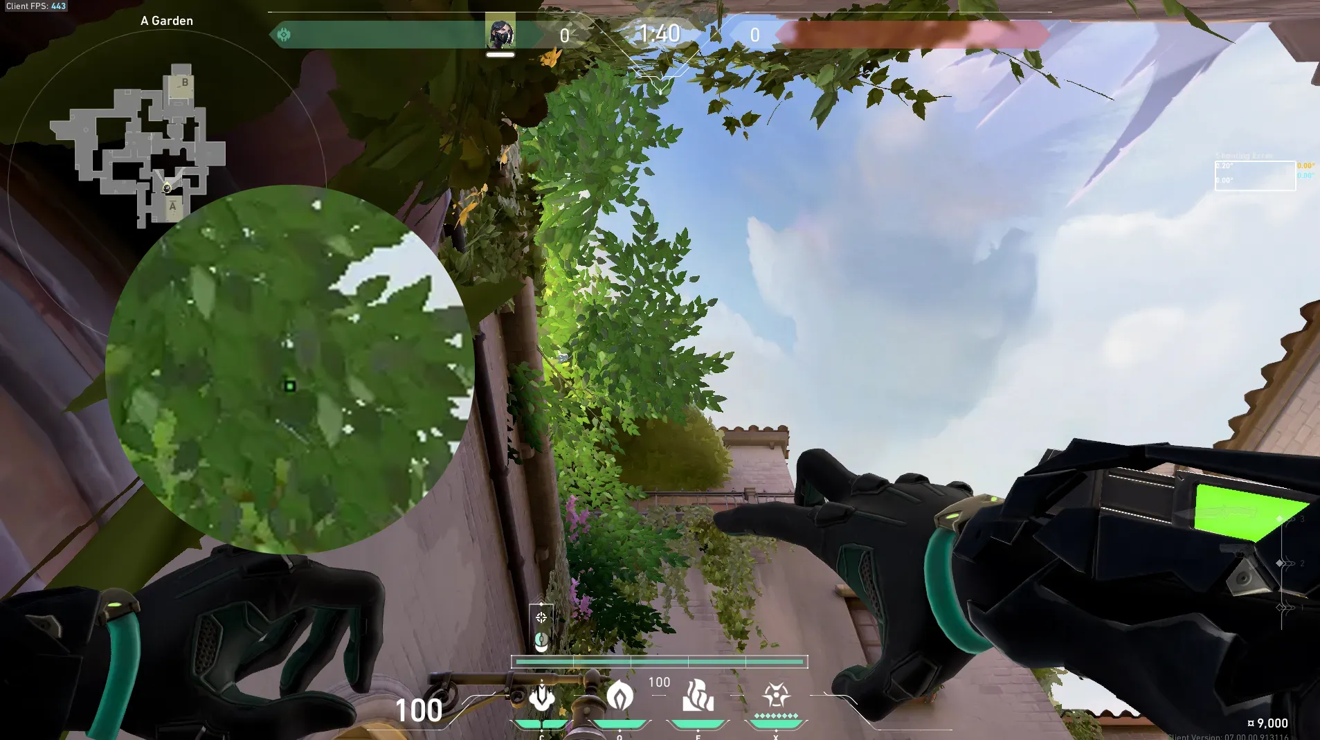 Viper Snake Bite on Ascent Defense Site B — step 5 of 8: Aim — line up the shot