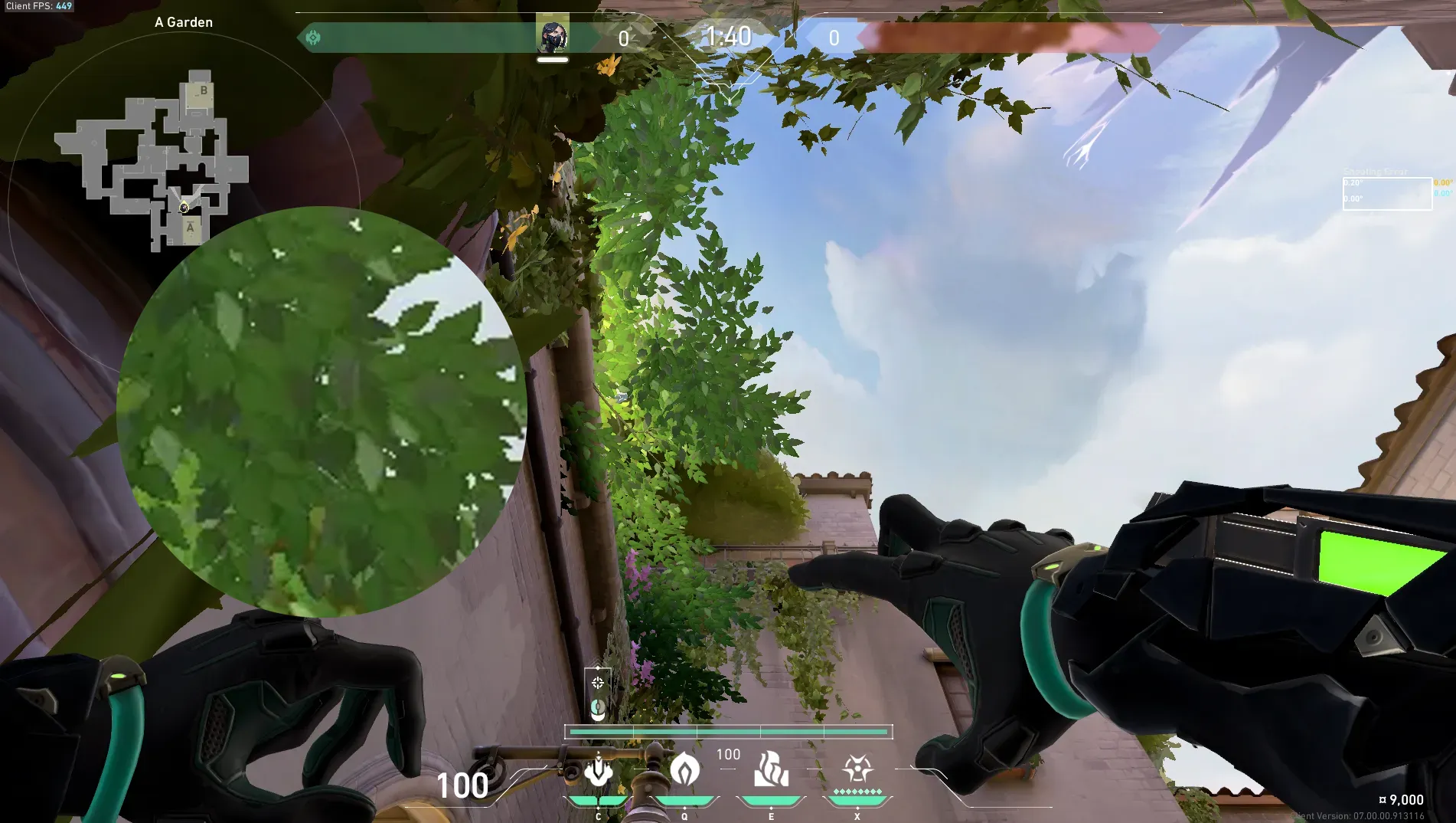 Viper Snake Bite on Ascent Defense Site B — step 6 of 8: Aim — line up the shot