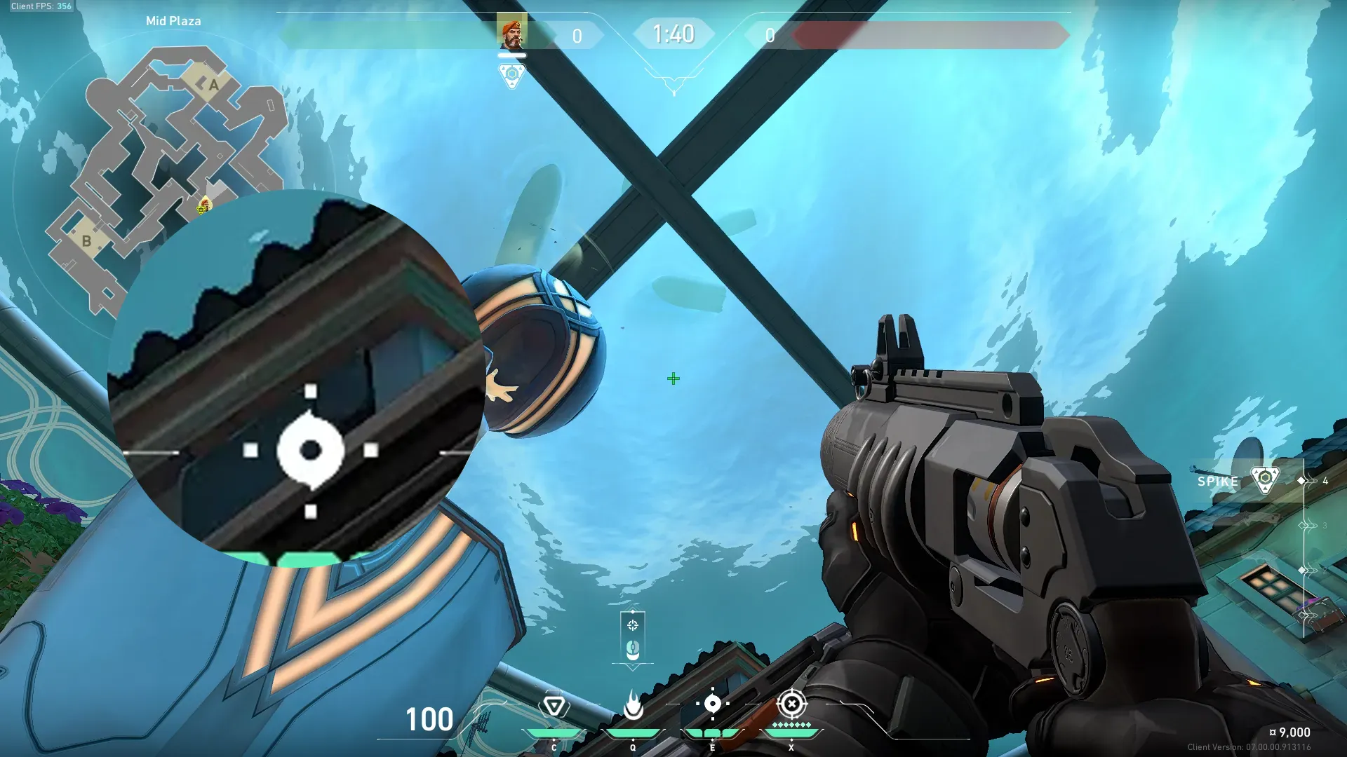 Brimstone Incendiary on Pearl Attack Site A — step 2 of 3: Aim — line up the shot