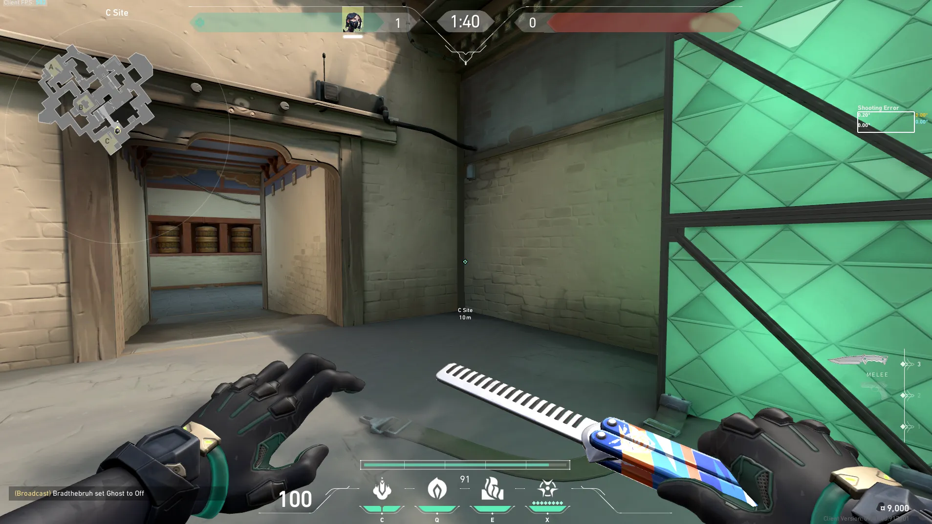 Viper Poison Cloud on Haven Defense Site C — step 1 of 3: Position — where to stand