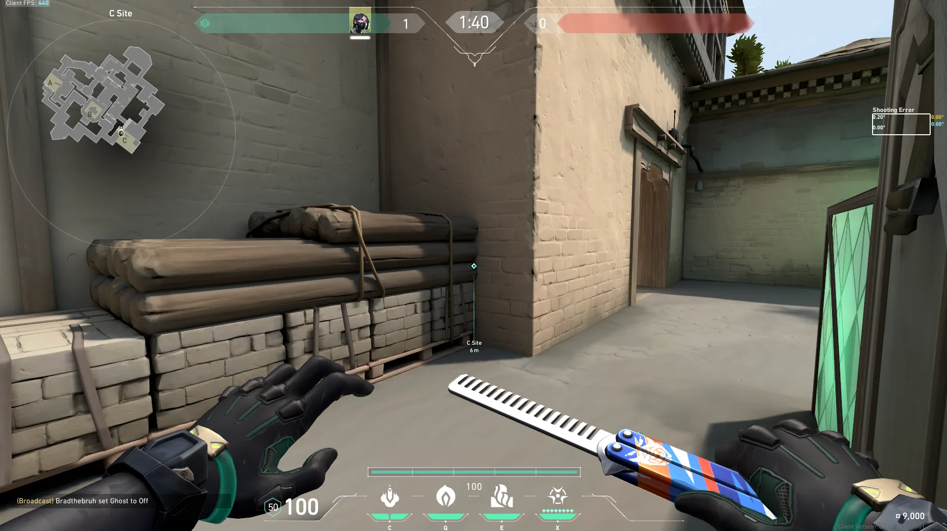Viper Poison Cloud on Haven Defense Site C — step 1 of 4: Position — where to stand