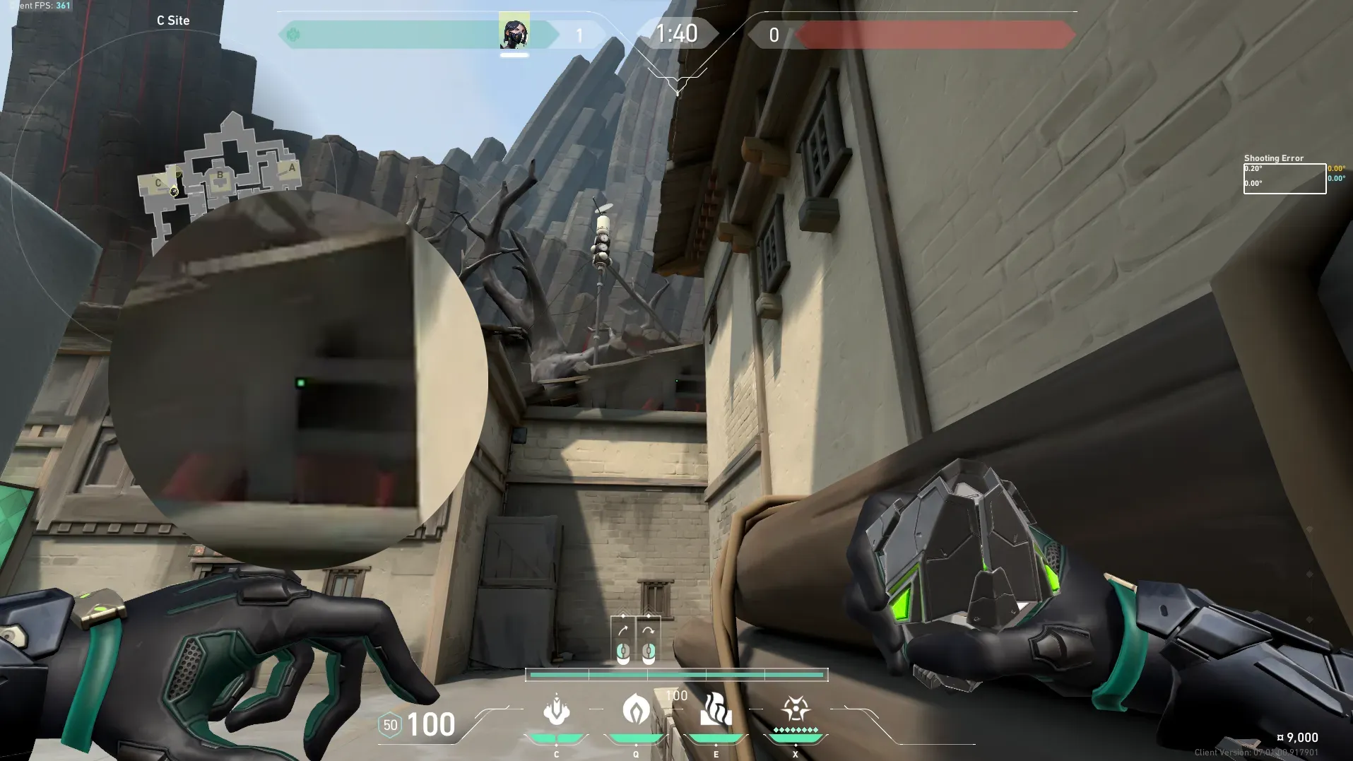 Viper Poison Cloud on Haven Defense Site C — step 2 of 4: Aim — line up the shot