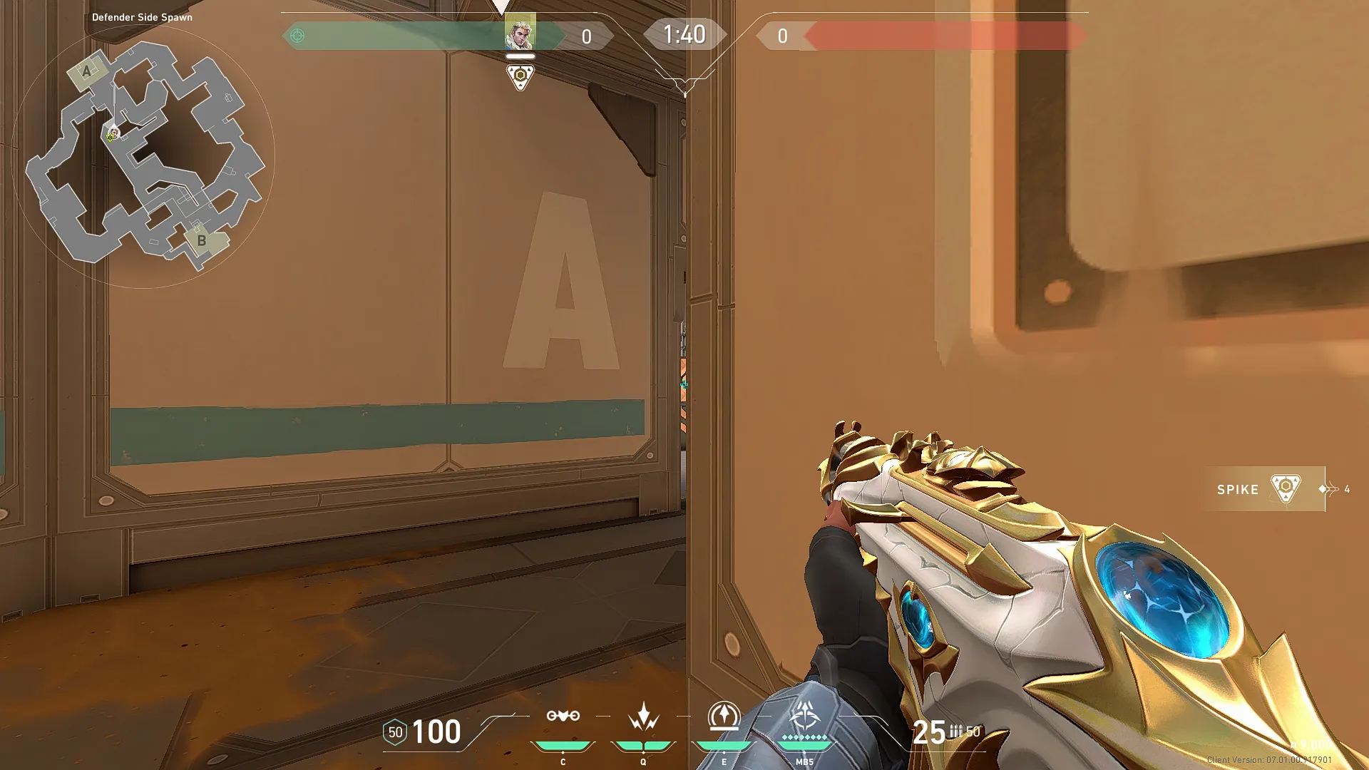 Sova Recon Bolt on Fracture Defense Site A — step 2 of 4: Aim — line up the shot