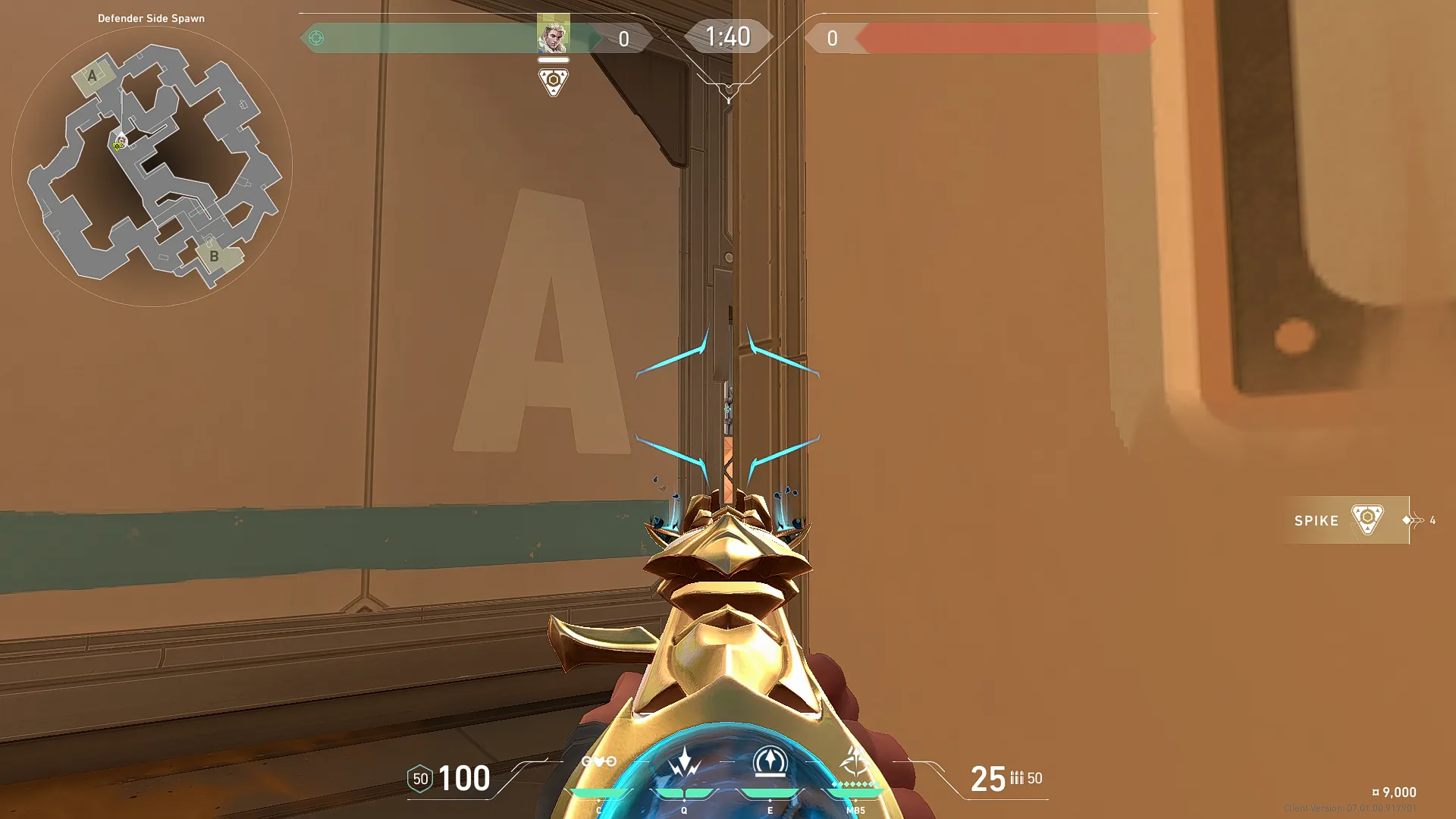 Sova Recon Bolt on Fracture Defense Site A — step 3 of 4: Aim — line up the shot