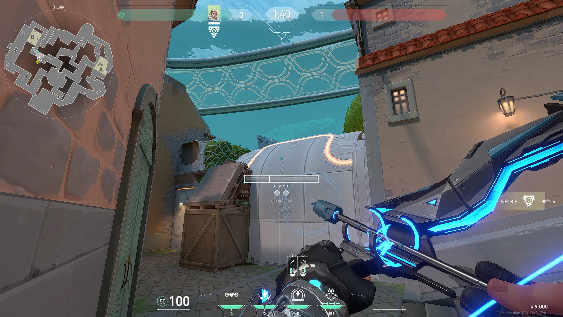 Sova Recon Bolt on Pearl Defense Site B — step 3 of 4: Aim — line up the shot