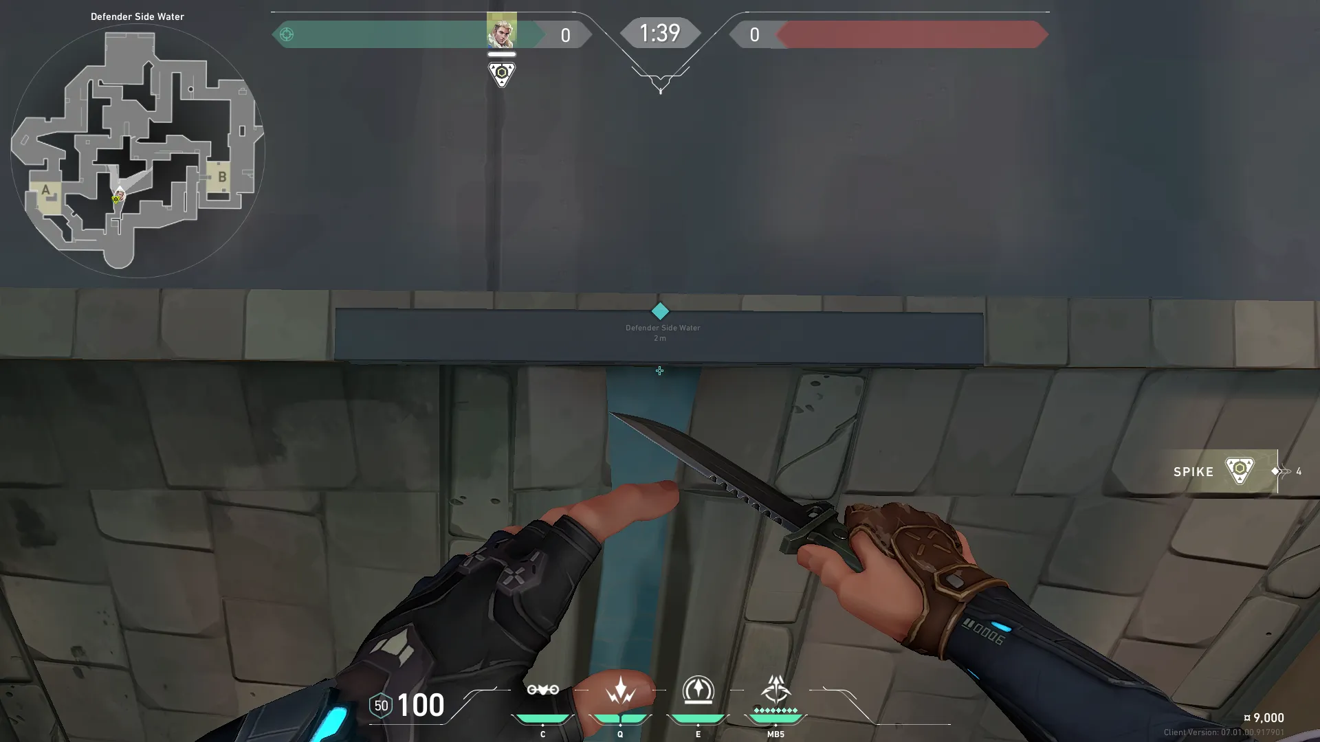 Sova Recon Bolt on Pearl Defense Mid — step 1 of 3: Position — where to stand