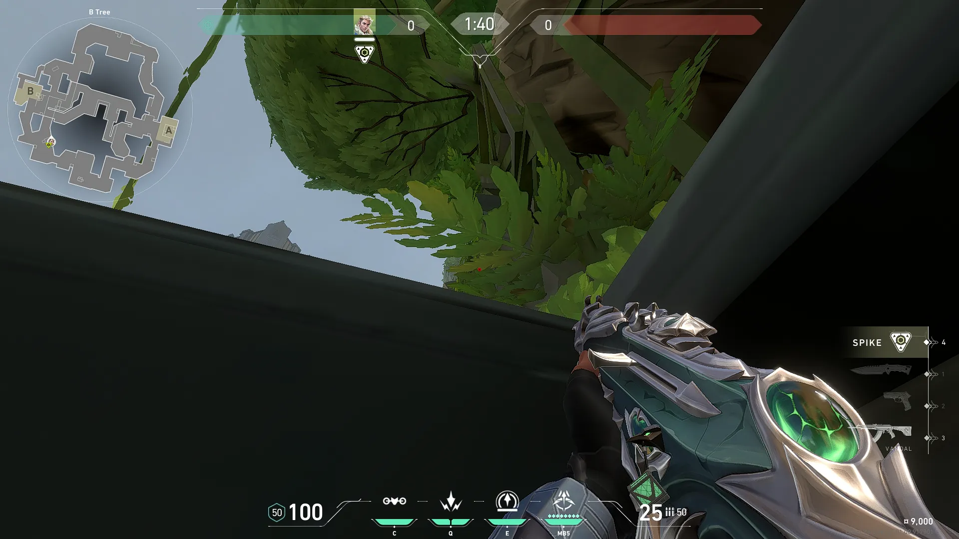Sova Recon Bolt on Fracture Attack Site B — step 2 of 4: Aim — line up the shot