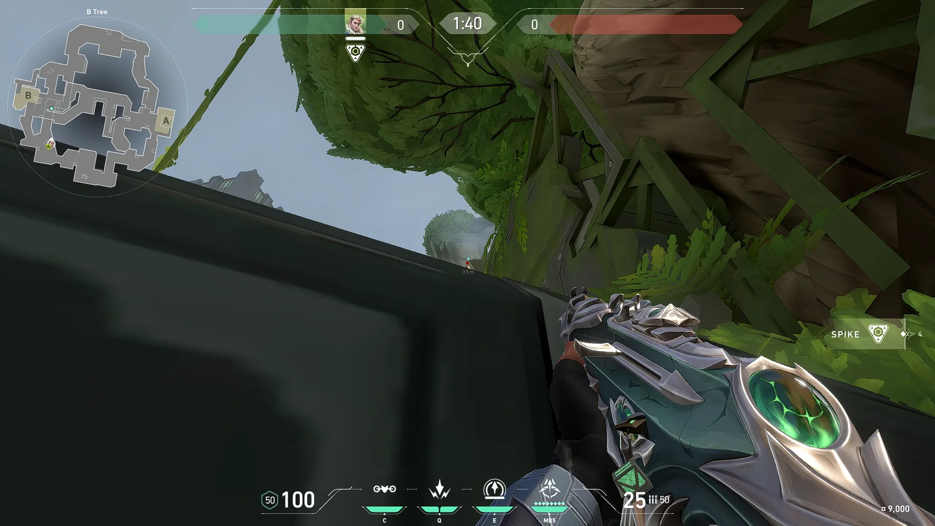 Sova Recon Bolt on Fracture Attack Site B — step 3 of 4: Aim — line up the shot