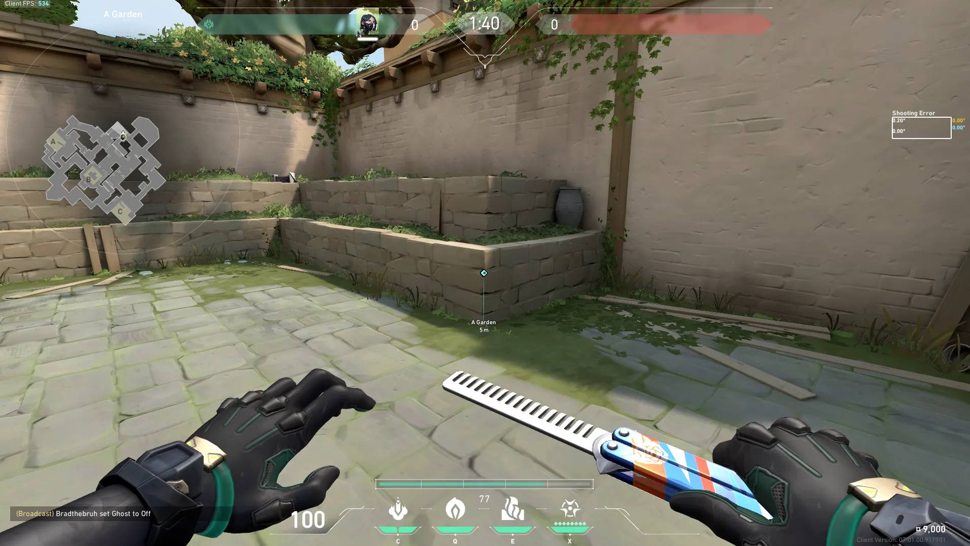 Viper Poison Cloud on Haven Attack Site B — step 1 of 3: Position — where to stand