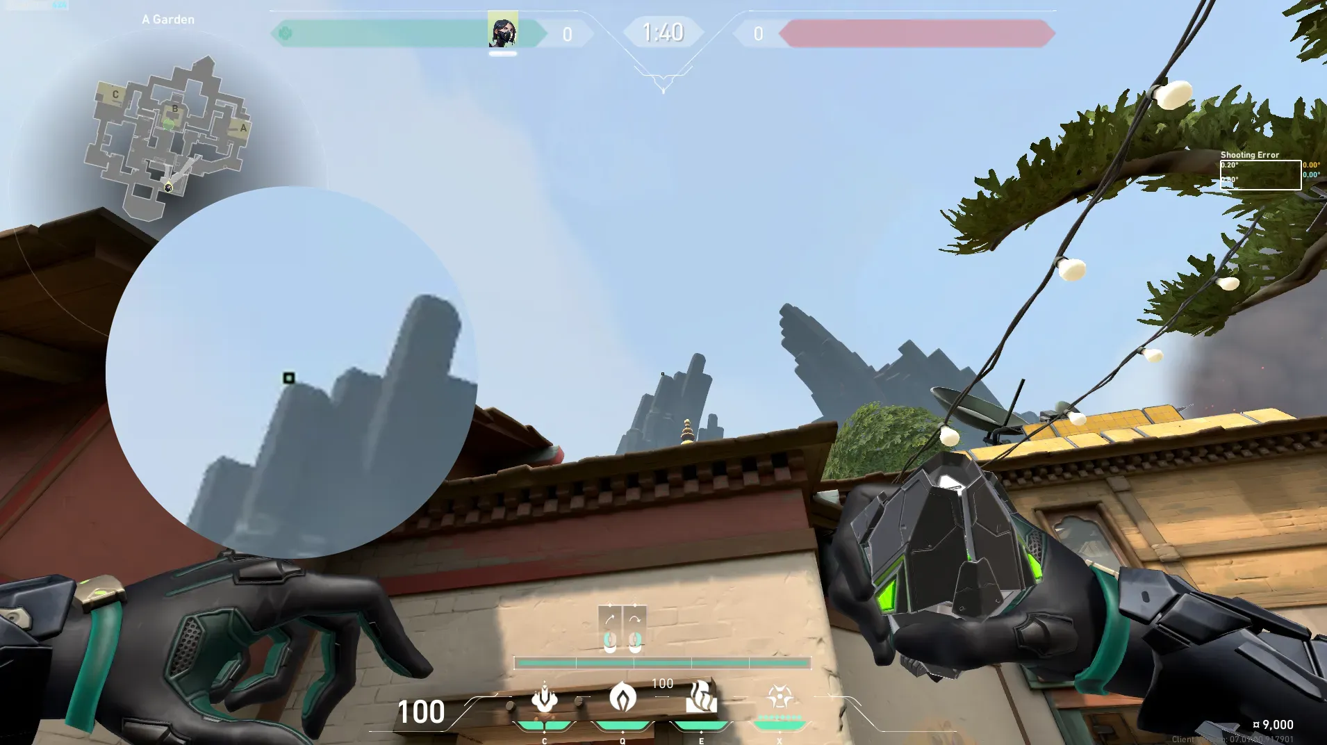 Viper Poison Cloud on Haven Attack Site B — step 2 of 3: Aim — line up the shot