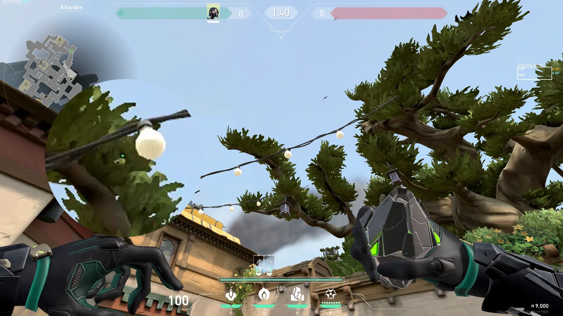 Viper Poison Cloud on Haven Attack Site A — step 2 of 3: Aim — line up the shot